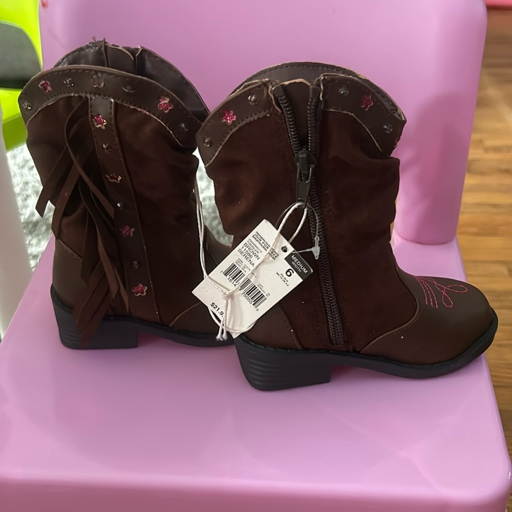 Wonder kids size 6 cowboy boots